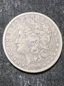 lot 73 image: 1900-O US MORGAN SILVER DOLLAR