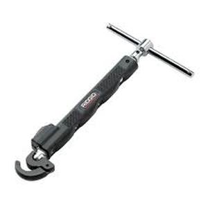 lot 22 image: RIDGID 12 in. to 1-14 in. Adjustable 10 in. to 17 in. Telescoping LED Lit Basin Pipe Wrench for Faucet Install and Repair  Customer Returns See Pictures