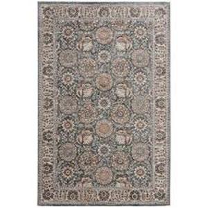 lot 33 image: Home Decorators Collection Reynell Light Blue 6 ft. x 9 ft. ft. Floral Traditional Area Rug    Customer Returns See Pictures