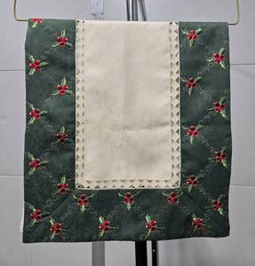 lot 47 image: Set of 2 Holiday Table Runners with Festive Designs