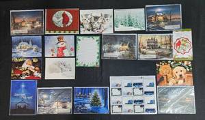 lot 53 image: Assorted Holiday and Greeting Cards with Gift Tags and Envelopes Collection