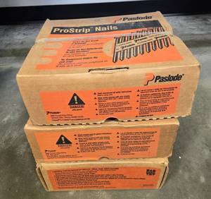 lot 152 image: Paslode ProStrip Nails and Cordless Fuel Cells Lot
