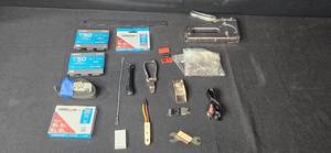 lot 157 image: Arrow T50 Staple Gun with Staples and Misc Hand Tool Lot