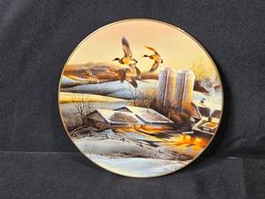 lot 166 image: Terry Redlin Evening Company Collectible Plate by Hadley House