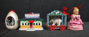lot 175 image: Set of Hallmark Christmas Ornaments Including Madame Alexander Cinderella and Vintage Designs