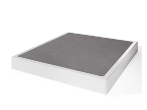 lot 16 image: HOMZENE5 in. H King Size Box Spring with Metal Structure, Mattress Foundation with Frabric Cover, Heavy-Duty