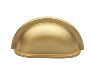 lot 41 image: (10-Pack)&nbsp3 in. Satin Gold Classic Bin Cabinet Drawer Center-to-Center Pulls 