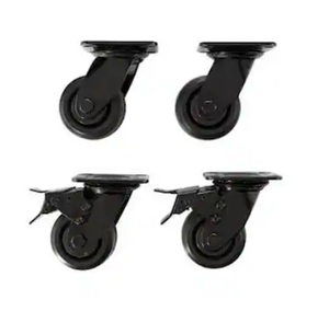 lot 46 image: 2 Pack (8 Casters) - 4 in. Caster Kit for