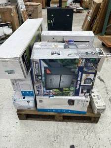 lot 47 image: Pallet of Assorted usedopen box mailboxes
