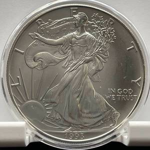 lot 41 image: 1993 American Silver Eagle