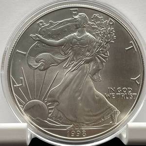 lot 42 image: 1998 American Silver Eagle