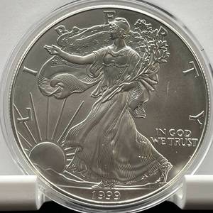 lot 43 image: 1999 American Silver Eagle