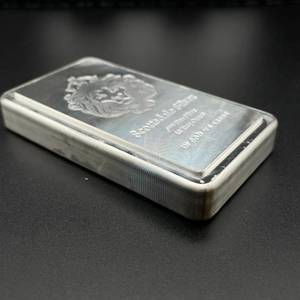 lot 13 image: Scottsdale 10 oz Stacker Bar .999 Fine Silver