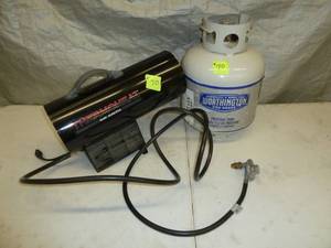 lot 70 image: Thermo Heat LP Heater & Tank