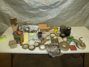 lot 77 image: Assorted 3M Tape, Stainless Clamps, Filters