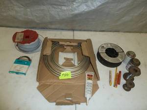 lot 80 image: Refrigeration Tubing, Malin Wire, Solder Wire