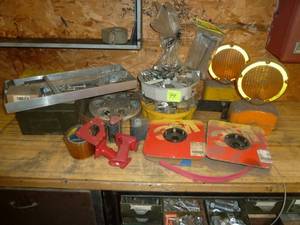 lot 99 image: Amber Beacon Lights, 3M Heat Shrink