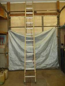 lot 114 image: Bauer Extension Ladder 24