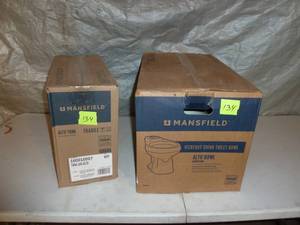 lot 134 image: Mansfield Water Closet Stool Set