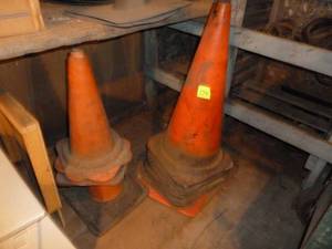 lot 136 image: Orange Safety Cones