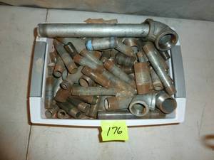 lot 176 image: Basket of Pipe Nipples