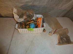 lot 177 image: Brass Steam Valves