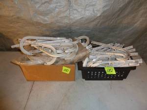lot 182 image: Boxes PVC Hangers x 2