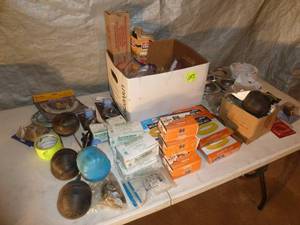 lot 183 image: Box of Stool Repair Parts