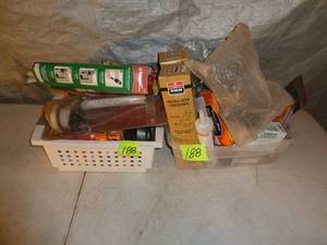 lot 188 image: Toilet Repair Items 2 Baskets