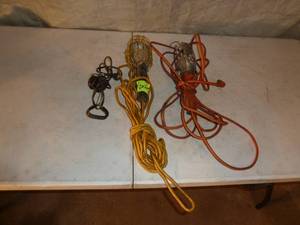 lot 202 image: Trouble Lights x 3