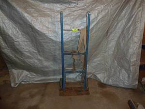 lot 208 image: Blue Appliance Cart