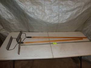 lot 224 image: Garden Rakes x 3