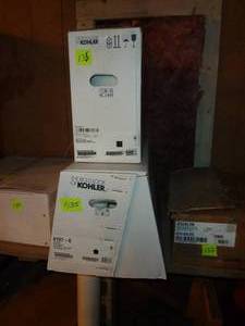 lot 135 image: Kohler Water Closet Stool Set