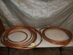 lot 234 image: Bin #5 Copper Tubing 1