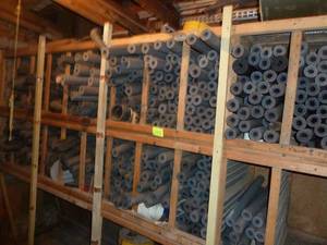 lot 243A image: Pipe Insulation Rack