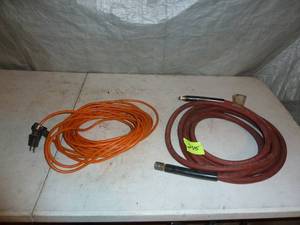 lot 245 image: Orange Cord & Air Hose