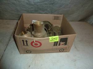 lot 251 image: Box Brass Elbows