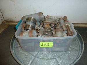 lot 328 image: Basket of Mixed Pipe Fittings