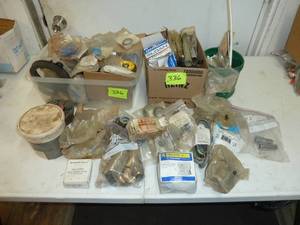 lot 337 image: 3 Boxes Assorted Plumbing Supplies