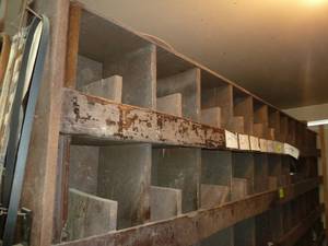 lot 342 image: Bins of Pipe Nipples 2 Top Rows