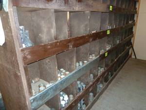 lot 344 image: Pipe Nipples x 2 Middle Rows of Bins