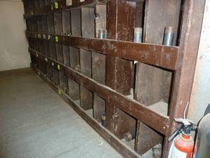 lot 347 image: Pipe Nipples 3 Bottom Rows of Bins