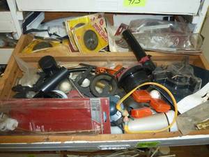 lot 414 image: Drawer # 11 Toilet Repair Seat Discs & Valves