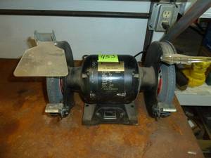 lot 453 image: Central Machine Bench Grinder 34 Hp