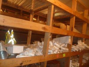 lot 479 image: PVC Drain Traps- Top Row Bins