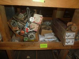 lot 490 image: Bin- Water Heater Elements- Frostless Faucets