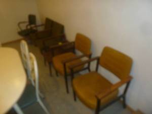 lot 495 image: Lounge Chairs- Up Stairs