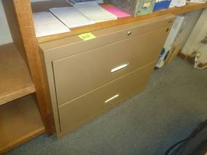 lot 503 image: Anderson Hickey File Cabinet 2 Drawer