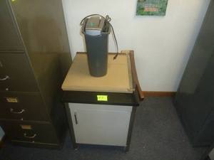 lot 511 image: Milton Bradley Paper Knife & Steel Cabinet