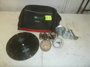 lot 521 image: PVC Bits, Chop Saw Blades & Hole Saws